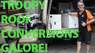 Sandy Taupe Troopy with AluCab Roof Conversion amp DIY FitOut [upl. by Fraase]