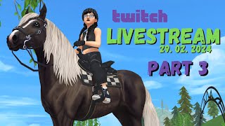 ▶ 3 SSO  LIVESTREAM PART 3  Wir Rennen rennen 🏁🐴 [upl. by Nadual541]