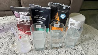 ASITIS VS NUTRABAY VS NAKPRO VS WELLCORE  CREATINE  CORE FIT LAB [upl. by Claudianus]