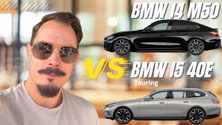 BMW i4 M50 vs BMW i5 40e Touring [upl. by Gillett]