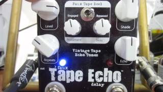 Review Guitar Effect WAMPLER Faux Tape Echo Delay [upl. by Cletis]