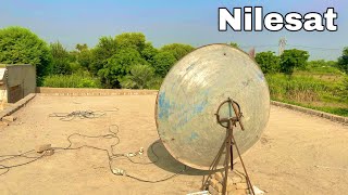 Nilesat Satellite 7W Setting on 6 feet Dish antenna [upl. by Ahsinnor]