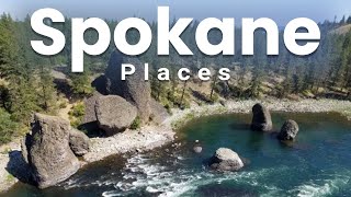 Top 10 Best Places to Visit in Spokane Washington State [upl. by Natehc]