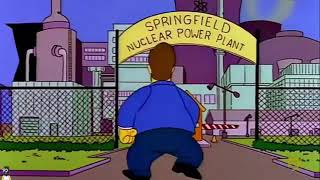 Homero pide trabajo en la Planta Nuclear  Los Simpson [upl. by Alleunam]