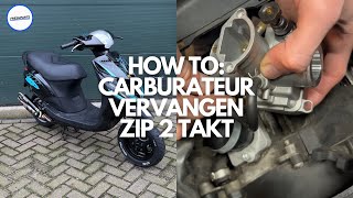 Carburateur Vervangen Zip 2 Takt  Fresh Parts [upl. by Atrebor]