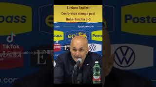 Luciano Spalletti Conferenza stampa post ItaliaTurchia 00 Amichevole [upl. by Anedal249]