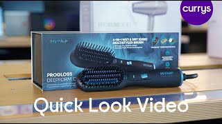 REVAMP Progloss Deepform Straight amp Style Blow Dry Brush  Quick Look [upl. by Asselam]