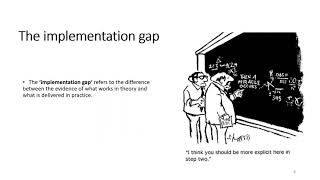 An Introduction to Implementation Science Module One [upl. by Emyam645]