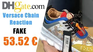 FAKE VERSACE CHAIN REACTION Dhgate [upl. by Sarette403]