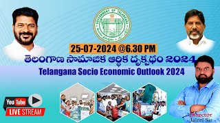 Telangana Socio Economic Outlook 2024 TGPSCGROUP2 TGPSC TELANGANABUDGET chandramoulisir [upl. by Rorrys]