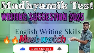 Madhyamik 2025 English Writing Suggestion🔥 English Writing Suggestion 2025 [upl. by Canon]