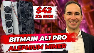 UNBOXING Bitmain AL1 PRO  Profitabilní Těžba Kryptoměny Alephium [upl. by Arundell]