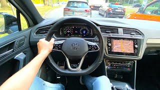 2022 Volkswagen Tiguan RLine  pov test drive [upl. by Jangro]