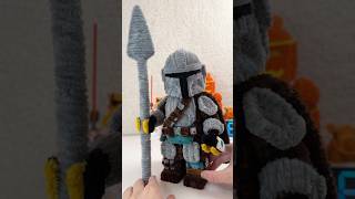 Making Lego Mandalorian out of pipe cleaners themandalorian lego [upl. by Gypsie842]