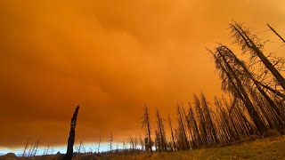 Pacific Crest Trail 2024 Belden Town to mile 1354 Lassen National Park Start of the Park fire [upl. by Brathwaite]