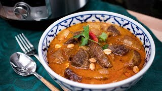 Instant Pot Massaman Beef Curry  Thai Pressure Cooker Recipe [upl. by Maro]