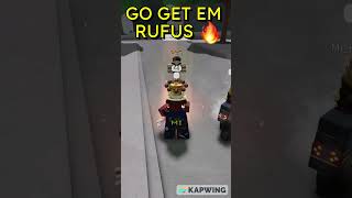 GO GET EM RUFUS 🔥 roblox tsbg robloxmemes tsb memes robloxtsb rufus [upl. by Kurys]