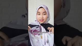 Simple Bawal Tutorial guna ring tudung [upl. by Ennayoj]