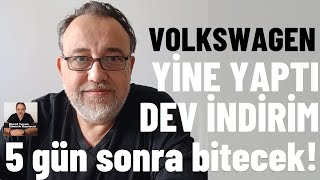 VOLKSWAGEN YİNE YAPTI Dev indirimler Kasımda da devam ediyor Volkswagen VW kampanya indirim [upl. by Aicirt457]