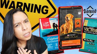 The 4 TOP Dog Foods to AVOID 😳 Purina Orijen Victor and Diamond [upl. by Setarcos84]