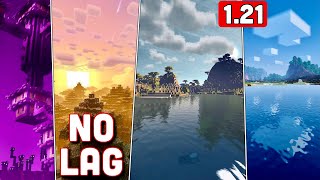 Top 5 Best NO LAG Minecraft Bedrock 121 Ultra Realistic Shaders Android iOS Win 10 [upl. by Lian]