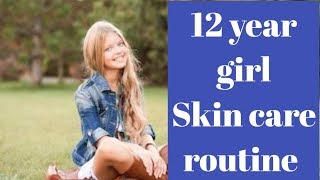 12 year girl skin care routine  skin care routine 12 year girl  pankhuri rathore [upl. by Aihsel]