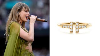 Taylor Swifts Tiffany T Ring A Symbolic Nod to Travis Kelce Amidst Eras Tour [upl. by Bettzel]