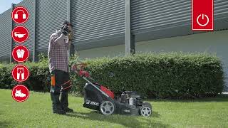 How to use an EFCO lawnmower [upl. by Holmann]