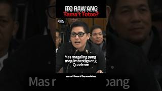 ITO RAW ANG TAMA’T TOTOO Duterte EJK QuadCom [upl. by Eizzo]