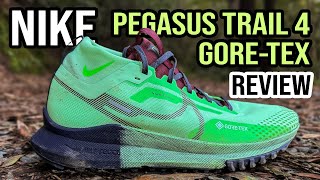 Nike Pegasus Trail 4 GORETEX review [upl. by Sabino]