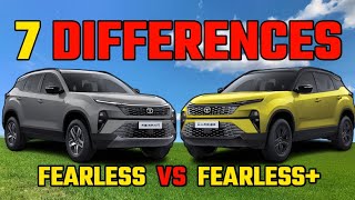 Harrier Facelift FEARLESS vs FEARLESS PLUS Comparison 2023Harrier Facelift FEARLESS PLUS 2023 Top [upl. by Ingham370]