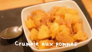 Crumble aux pommes par Alice du blog Au vert avec Lili [upl. by Lomaj]