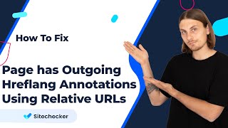 How to Fix Page has Outgoing Hreflang Annotations Using Relative URLs [upl. by Haldis]