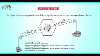 Equilibre dun solide soumis Ã deux forces [upl. by Auoh]