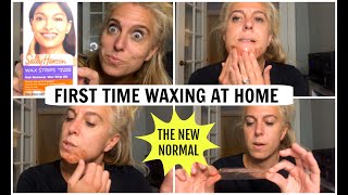 HOW TO WAX AT HOME  SALLY HANSEN WAX STRIPS [upl. by Jennine401]