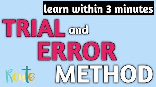 Trial and error method  class 7 [upl. by Lindsy]