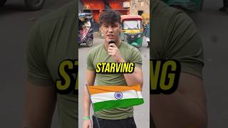 Foreigner in India ☠️foreignertourism indianstreetfood food india viralshorts shorts [upl. by Anital]