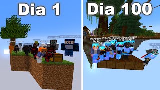 Esto hacen mis subs en 100 Dias de Skyblock Minecraft [upl. by Nerval]