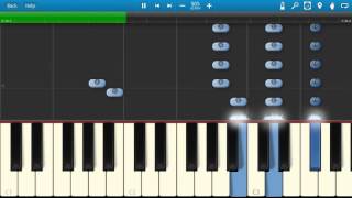 J Cole  GOMD  Piano Tutorial  How to play GOMD  Synthesia [upl. by Einallem]