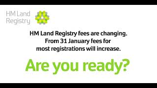 HM Land Registry fees are changing [upl. by Philcox]