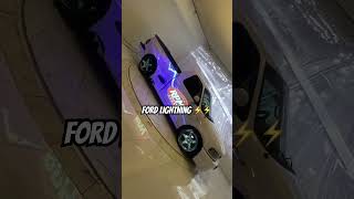 Ford lightning ⚡️⚡️ automobile funny stance wash 12inchlift furyoffroadtires fury [upl. by Dranyer]