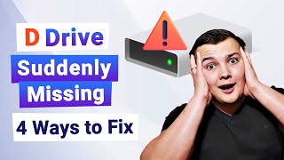 2024 D Drive Suddenly Missing in Windows 1011😱4 Ways to Fix [upl. by Jemina608]