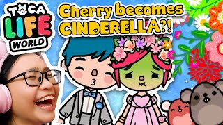 Toca Life World  Cherry is CINDERELLA [upl. by Ahseryt997]