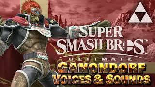 All Ganondorf Voice Clips • Super Smash Bros Ultimate • SSBU Voice Lines [upl. by Matthia]