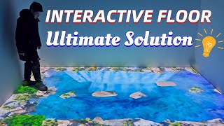 Ultimate 3D Interactive Floor Projection Mapping Tutorial Create Art Hologram Projector Tile Floors [upl. by Eronaele]