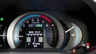 ホンダ新型インサイトのメーター／HONDA NEW INSIGHTmeter [upl. by Akirahs]