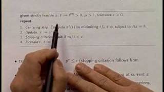 Lecture 18  Convex Optimization I Stanford [upl. by Litt]