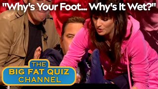 Aisling Bea Helps David Walliams Measure His Forearm amp Feet  Big Fat Quiz [upl. by Hayward]