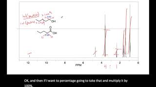 Calculating Percent Composition from 1H NMR [upl. by Artimid]