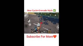 Cycle And Grenade Myth bgmi bgmishort pubgmobile [upl. by Assehc]